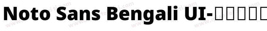 Noto Sans Bengali UI字体转换